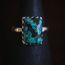 Deep Earth- Turquoise size 10 Ring