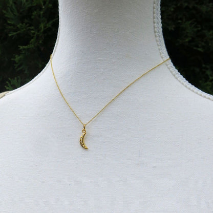 Nocturne Pendant- 14k Gold, Salt and Pepper Diamonds