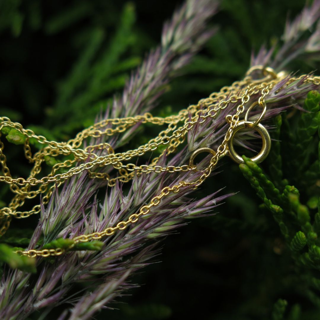 14k Gold Chain Necklace- Pick 14" or 16"