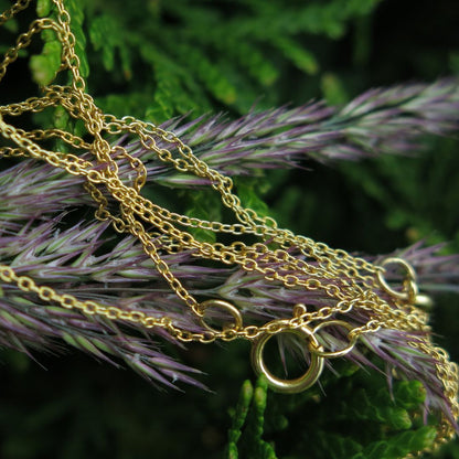 14k Gold Chain Necklace- Pick 14" or 16"