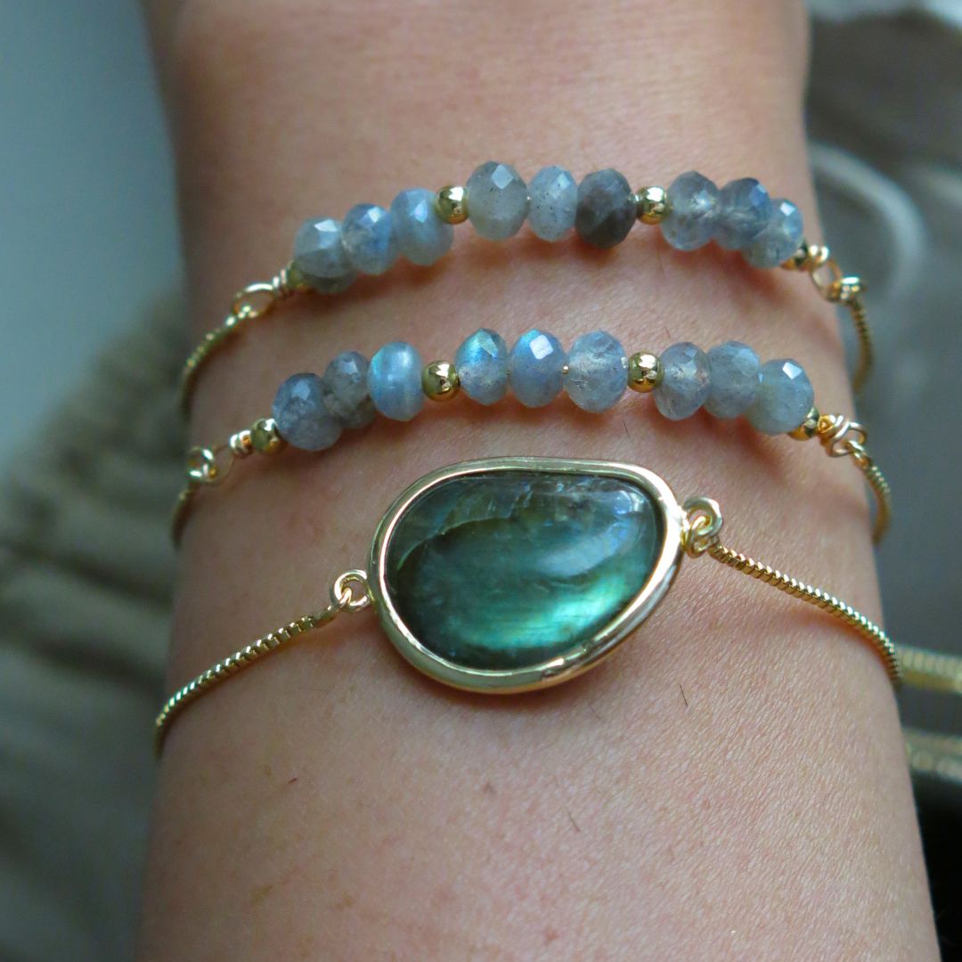 Pick your Adjustable Labradorite Bracelet