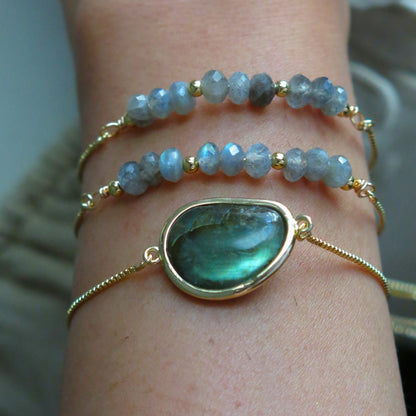 Pick your Adjustable Labradorite Bracelet