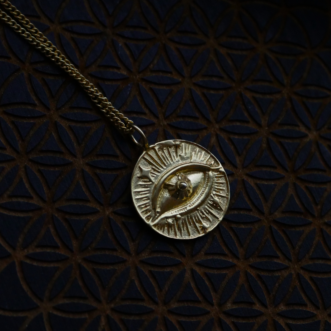 Seeing STARS- Gold Plated Cosmic Visions Necklace