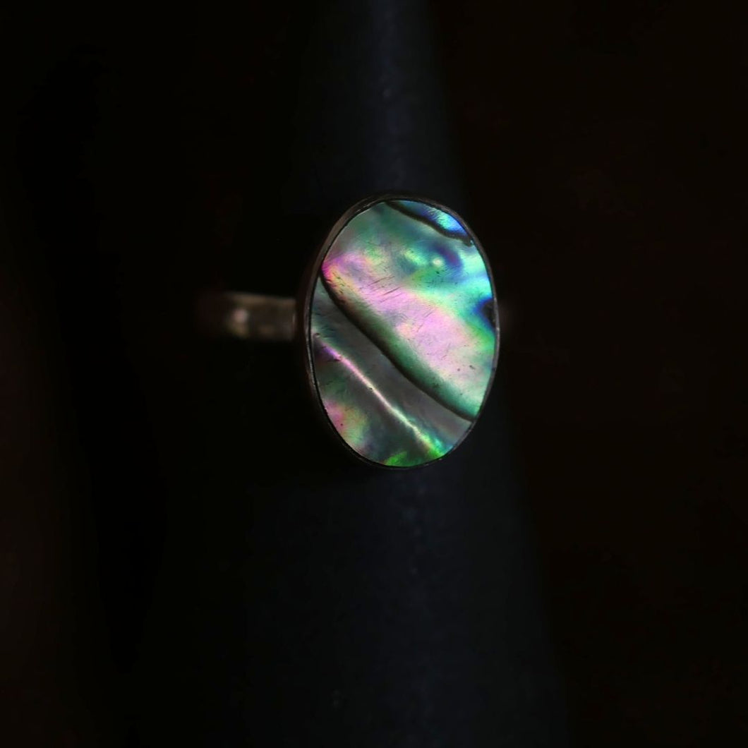 Iridescence- Abalone size 6 Ring