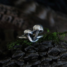 Mushroom Sterling Silver Ring- Pick Your Size