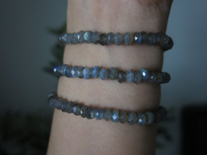Pick your Bracelet- Slice of the Cosmos Labradorite and Agate Bracelet