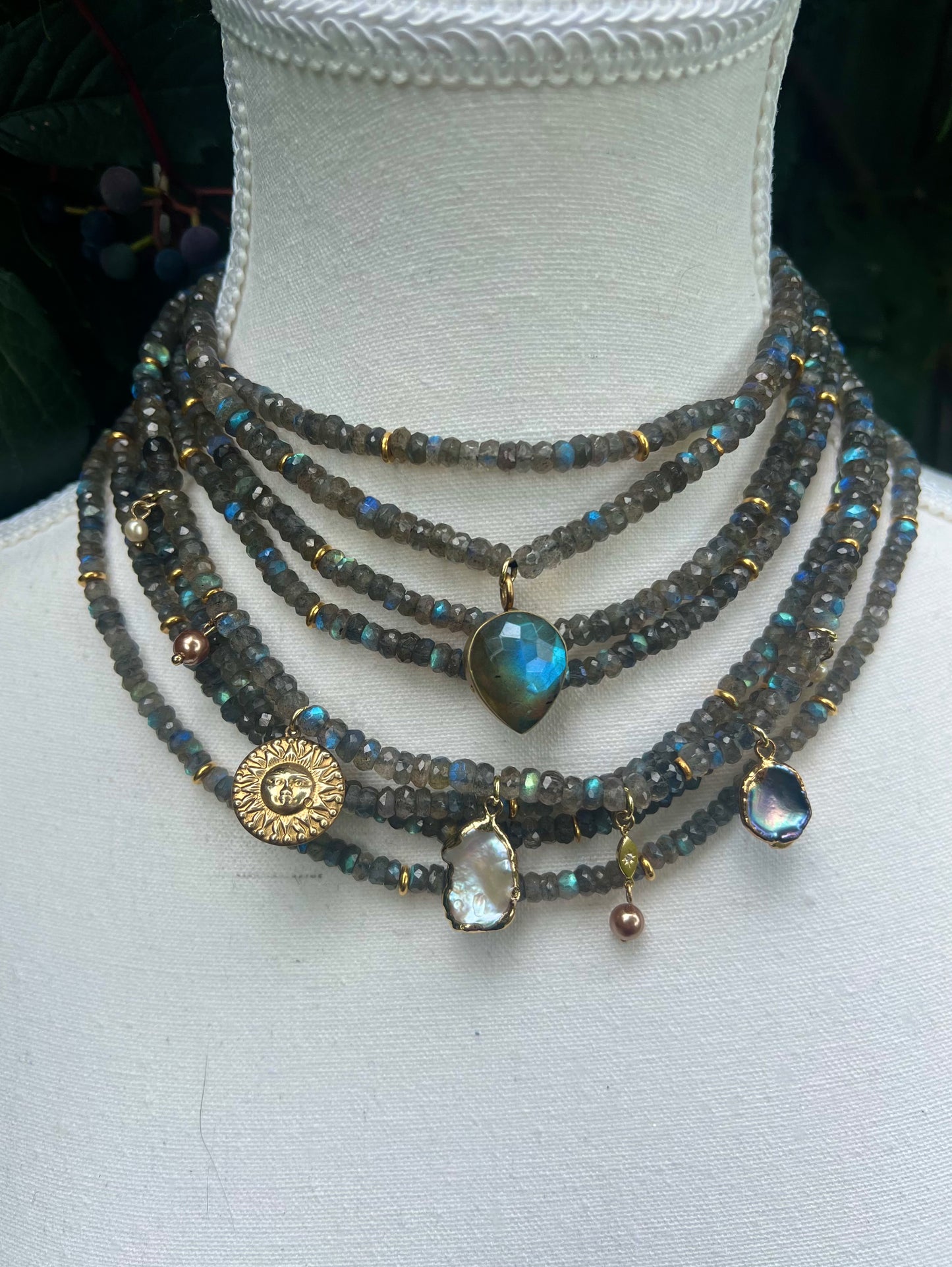 RAINY DAY FLASH SALE- AAA GRADE Shimmering Cosmos Labradorite Necklaces (Pick your length)