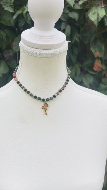 RAINY DAY FLASH SALE-Spiritweaver Agate  Necklace