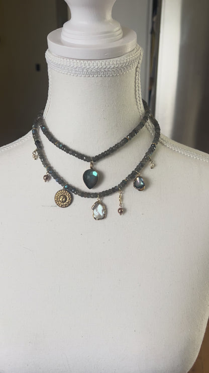 RAINY DAY FLASH SALE-Mermaid's Treasures- Charm Necklace