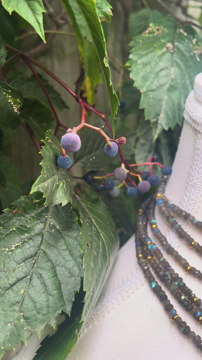 RAINY DAY FLASH SALE- AAA GRADE Shimmering Cosmos Labradorite Necklaces (Pick your length)