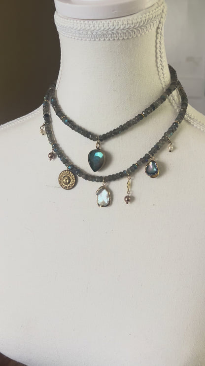 RAINY DAY FLASH SALE-Mermaid's Treasures- Charm Necklace