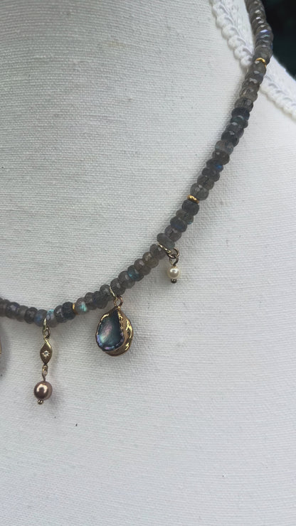 RAINY DAY FLASH SALE-Mermaid's Treasures- Charm Necklace