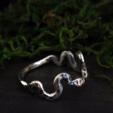 Serpentine Stacker Sterling Silver Ring