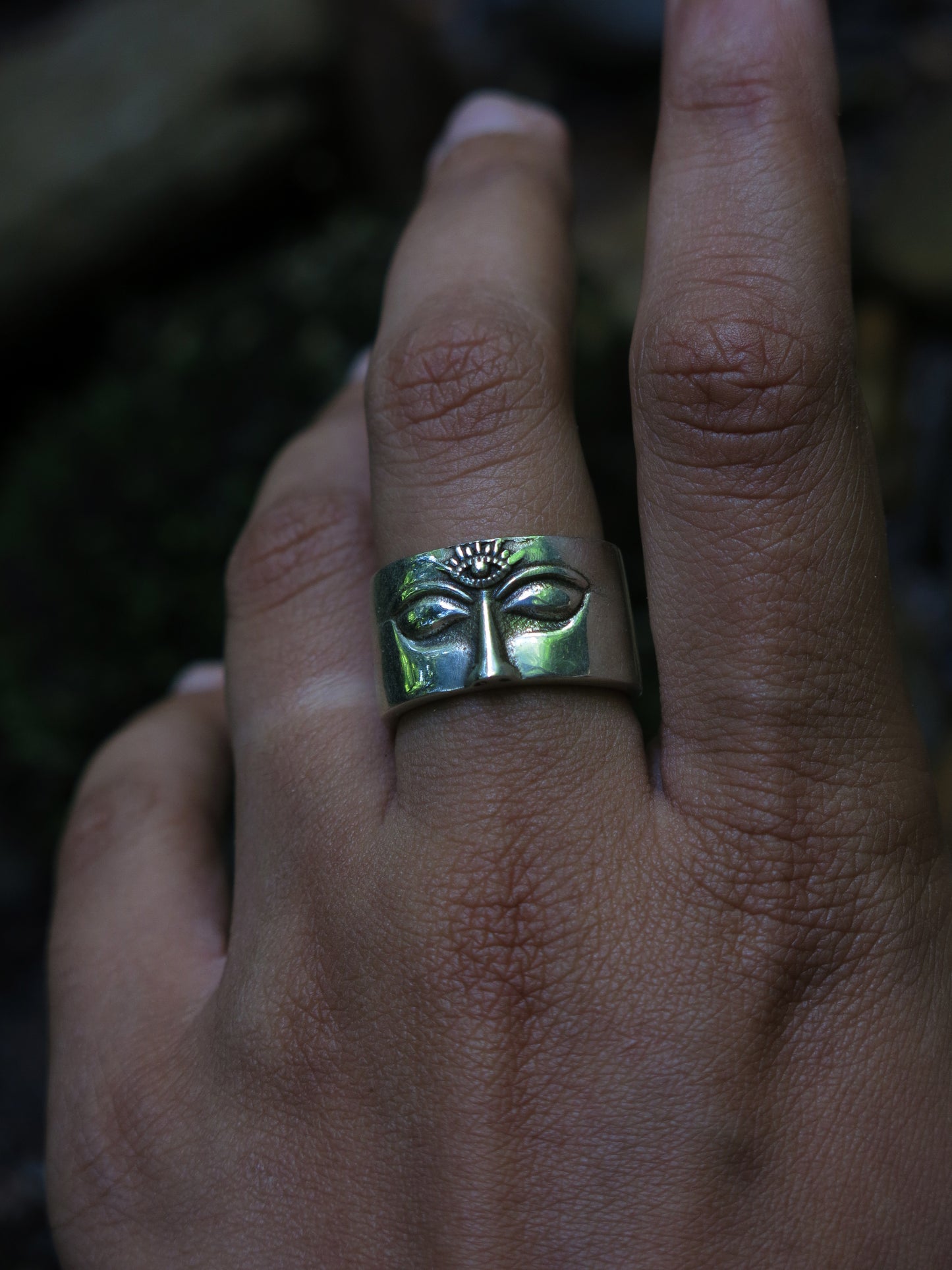 Third Eye Sterling Silver Ring- Pick your Size